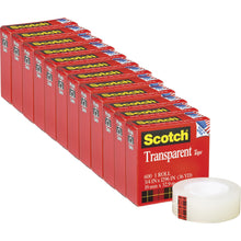 Load image into Gallery viewer, 600 Transparent Tape, 3/4&quot; x 36 yd (Pack of 12)
