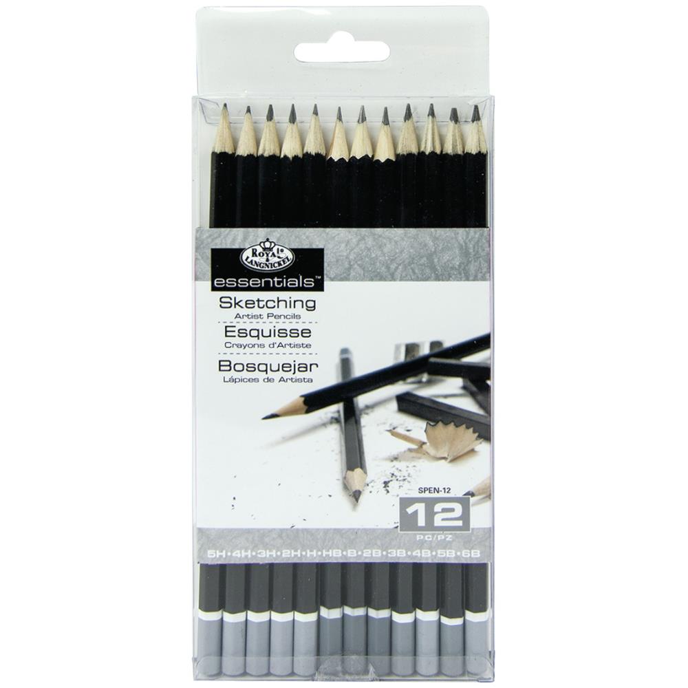 Essentials Sketching Pencils (Pack of 12)