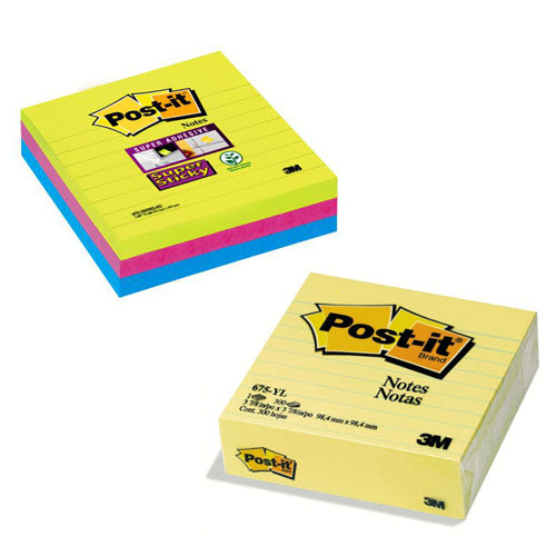 Lined Post-it Notes, 4